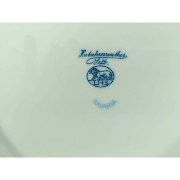 Bavaria Hutschenreuther Porcelain Plate w/ Handles Gold Trimmed 9" - Picture 2 of 12